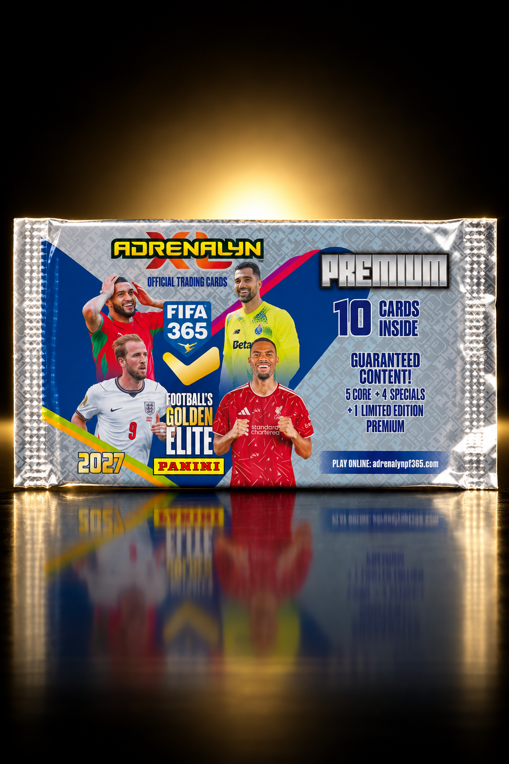 Panini FIFA 365 Adrenalyn XL™ 2027 – Flowpack Premium, 10 cartonașe