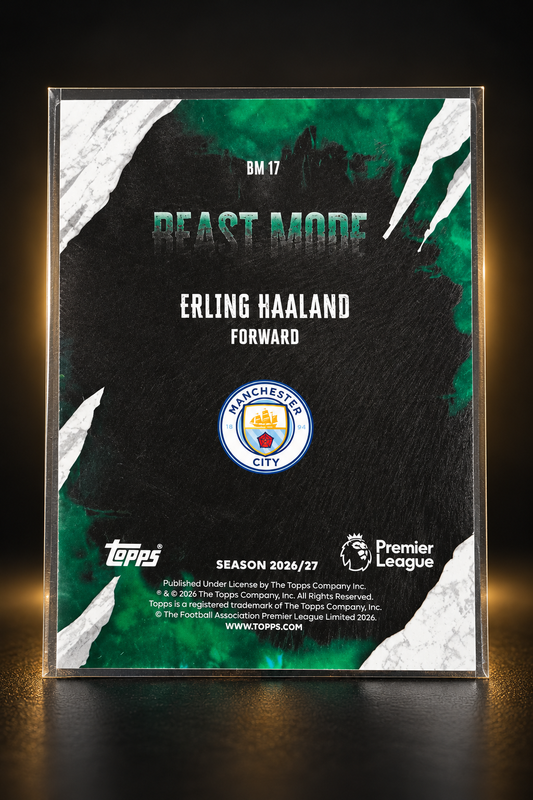 Erling Haaland – Topps Premier League Beast Mode BM17 – Card individual