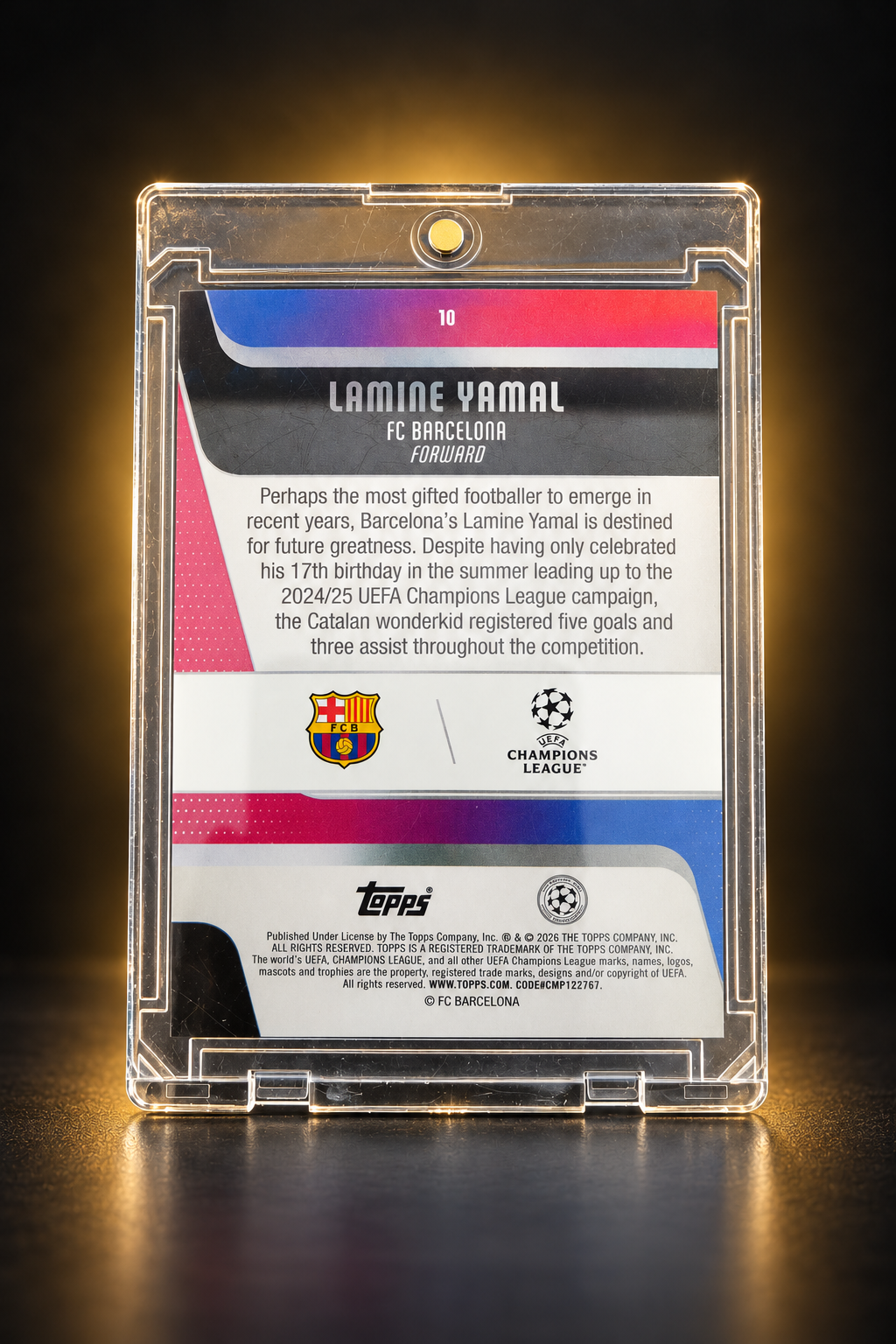 Lamine Yamal – Topps UEFA Club Competitions 2025/26 – UCL Team of the Season – 47/99