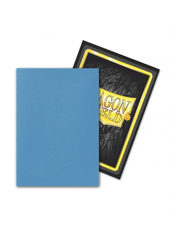 Dragon Shield Matte Blue – Folii de protecție pentru cartonașe – 100 bucăți
