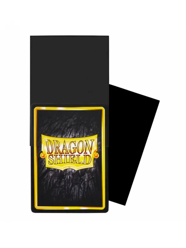 Dragon Shield Perfect Fit Thick Inner Sleeves – Folii interioare pentru cartonașe – Negru – 100 bucăți