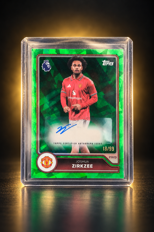 Joshua Zirkzee – Topps Premier League 2026/27 – Autograf – Green /99 – 18/99