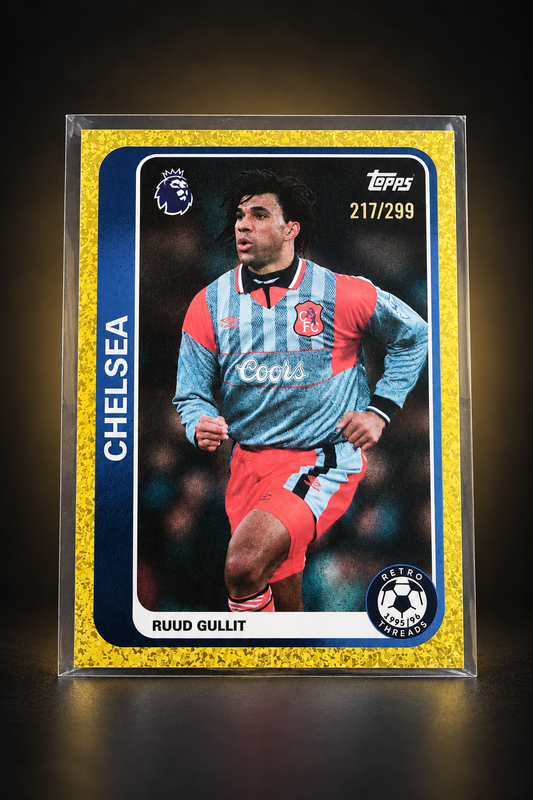 Ruud Gullit – Topps Premier League Retro Threads /299 – 217/299 – Card individual