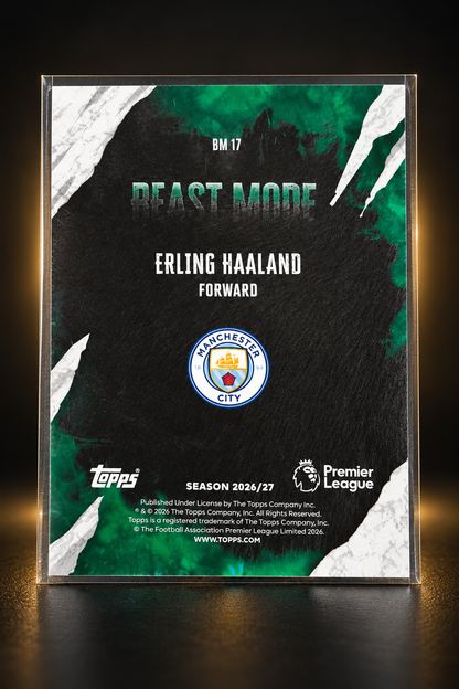 Erling Haaland – Topps Premier League Beast Mode BM17 – Card individual
