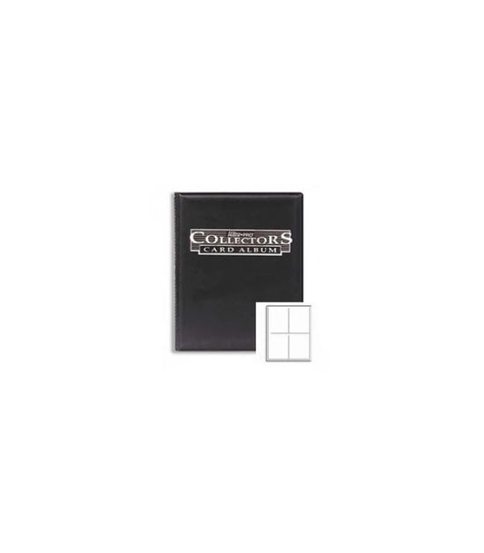 Ultra PRO Collectors Album 4-Pocket – Album pentru până la 80 de cartonașe – Negru
