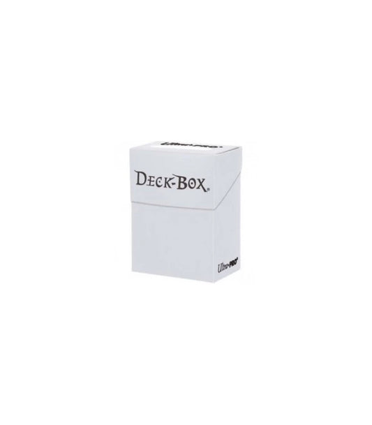 Ultra PRO Solid Deck Box – Cutie pentru 80 de cartonașe – Alb