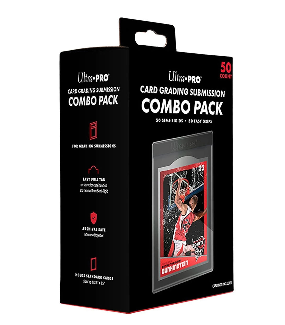 Ultra PRO Card Grading Submission Combo Pack – 50 suporturi semirigide + 50 folii Easy Grip
