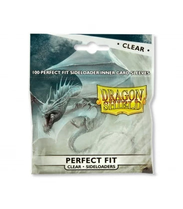 Dragon Shield Perfect Fit Sideloaders Clear – Folii interioare transparente – 100 bucăți