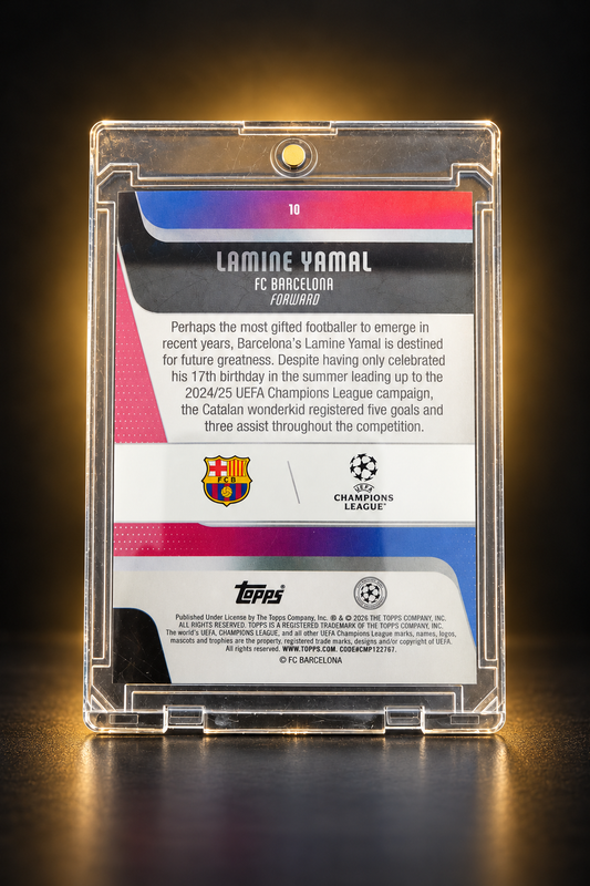 Lamine Yamal – Topps UEFA Club Competitions 2025/26 – UCL Team of the Season – 47/99