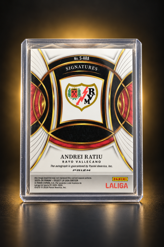 Andrei Rațiu – Panini Select LaLiga 2025/26 – Signatures – Autograf