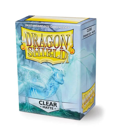 Dragon Shield Matte Clear – Folii transparente pentru cartonașe – 100 bucăți