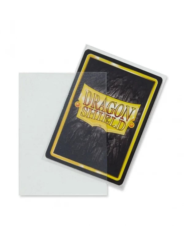 Dragon Shield Matte Clear – Folii transparente pentru cartonașe – 100 bucăți