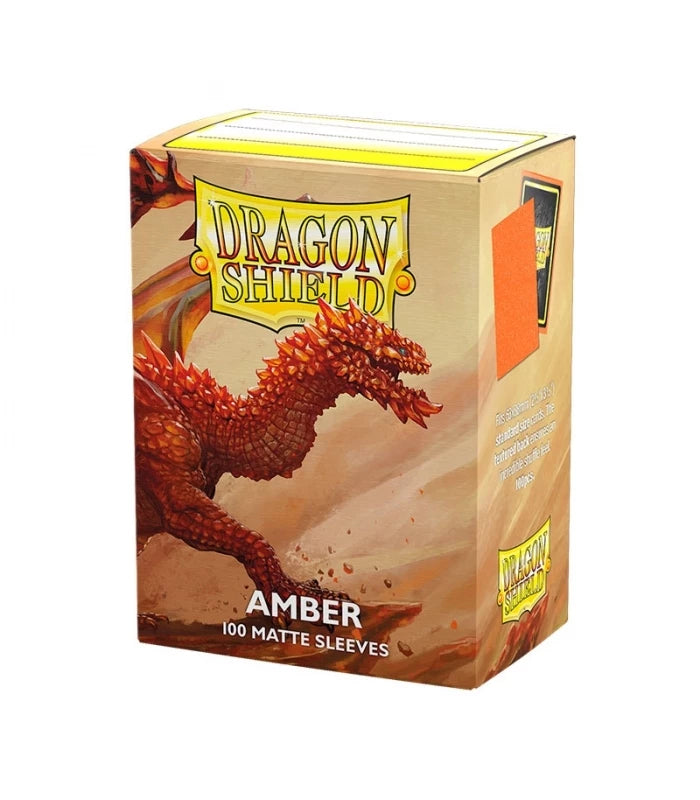 Dragon Shield Matte Amber – Folii de protecție pentru cartonașe – 100 bucăți