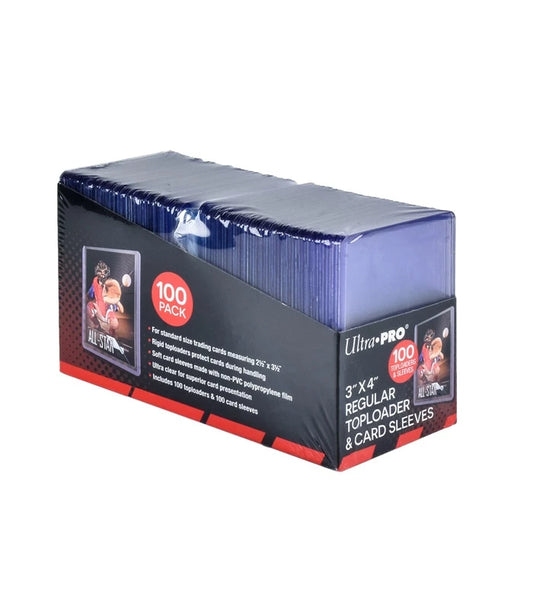 Ultra PRO Regular Toploader 3″ × 4″ + Folii moi – Set 100 + 100 bucăți